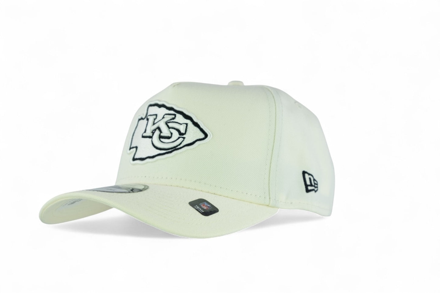 New Era Kansas City Chiefs NFL 9FORTY A Frame Cap / Stone Beige Black / RRP £27