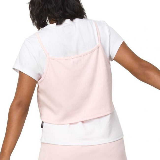 Vans Womens Vans X Sandy Cross Layered T-Shirt Tank / Crystal Pink / RRP £52