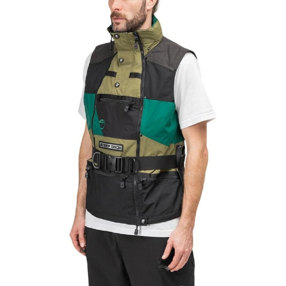 The North Face Steep Tech Vest / Burnt Olive Green / RRP £225