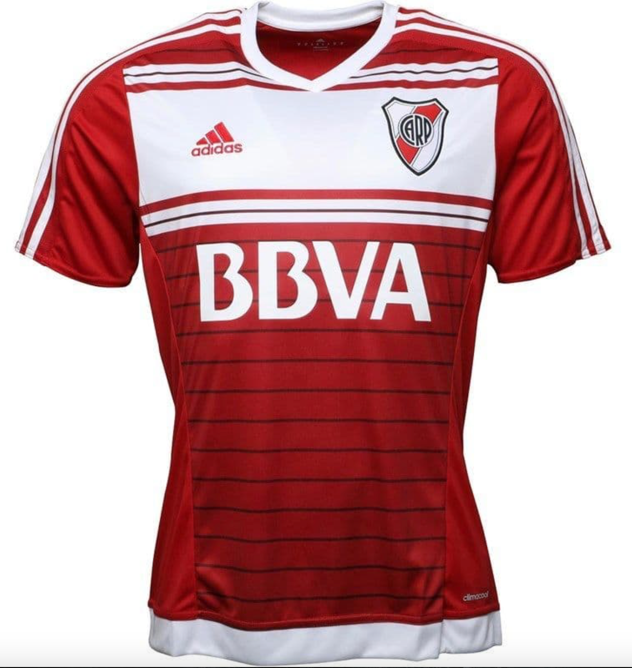 Adidas Womens River Plate 2016-17 Away Jersey / BNWT / Red / RRP £70