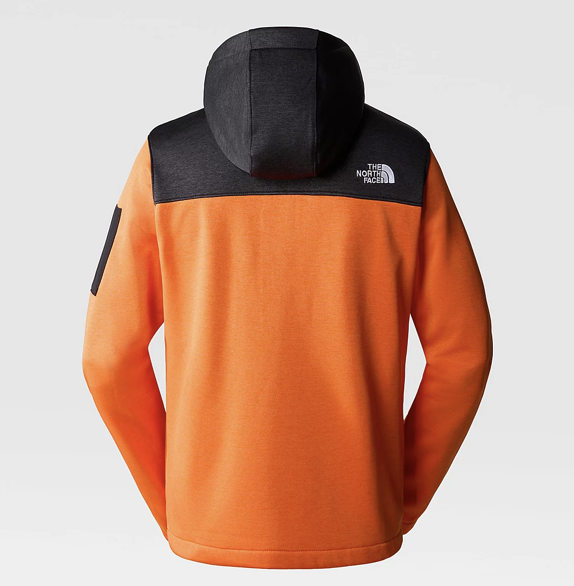 The North Face Men’s Tech Emilio Hoodie - Flame Orange/TNF Black