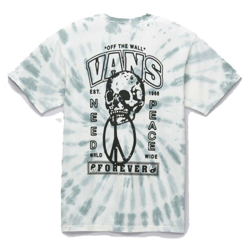 Vans Mens Need Peace Tie Dye T-Shirt / Green / RRP £45
