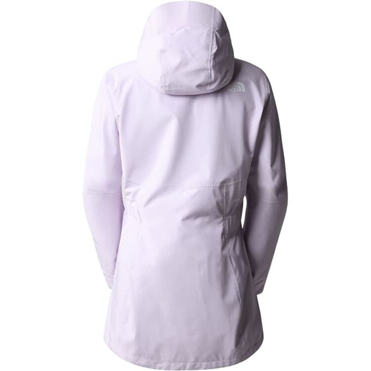The North Face Womens Lavender Fog Hikestellar Parka Shell Rain Coat / RRP £155