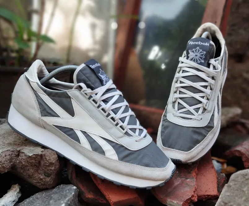 Reebok Mens Aztec Trainers / BNIB / Ash Grey / RRP £65