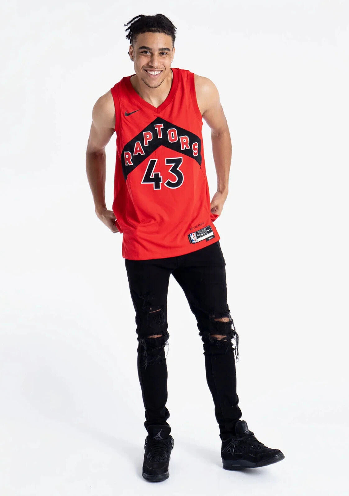 Nike Mens NBA Toronto Raptors Basketball Vest / Siakam 43 / RRP £95