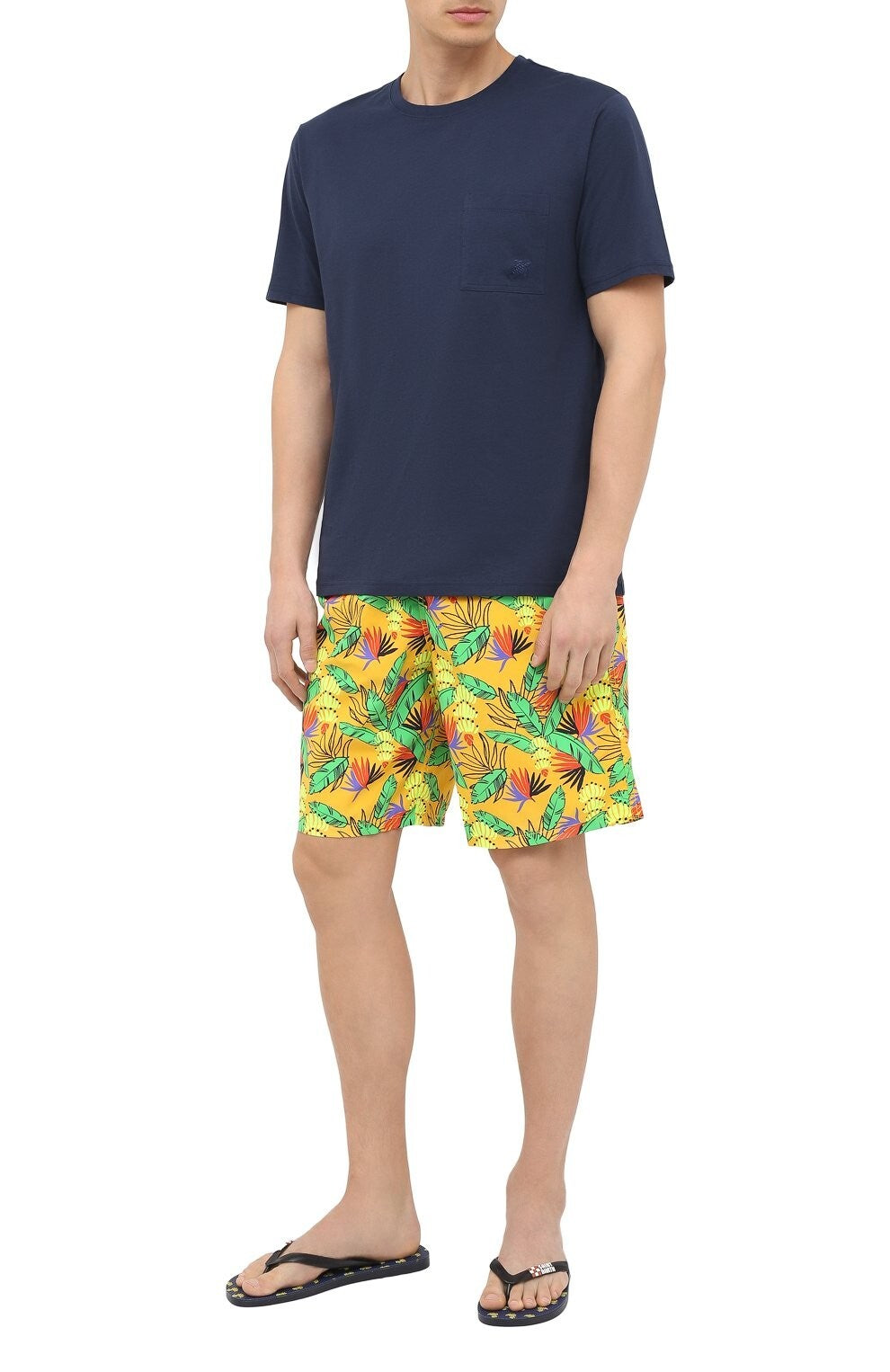 Vilebrequin Swim Shorts / Mens / Okoa / Yellow Flower / RRP £230