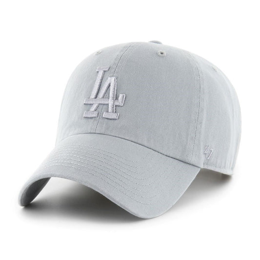 47 Brand LA Dodgers Clean Up Relaxed Cap / Storm Tonal Grey / RRP £25