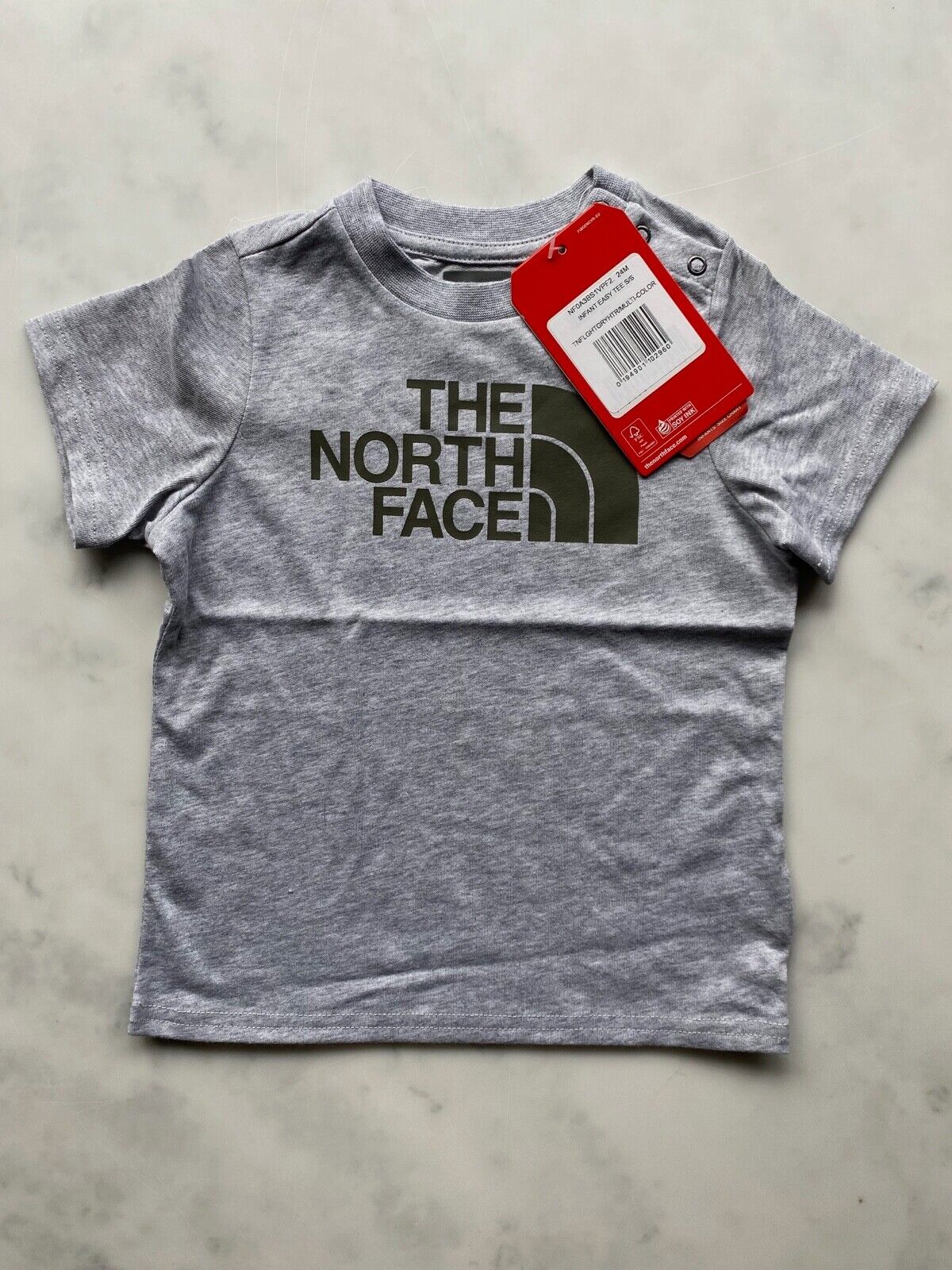 The North Face Baby Toddler  S/S Easy T-Shirt / TNF Grey / RRP £17