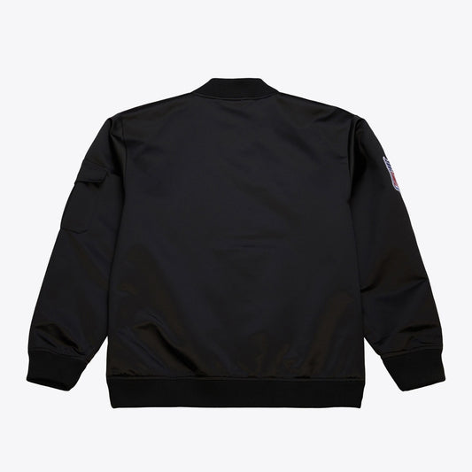 Mitchell & Ness Oakland Raiders Satin Bomber / Black / RRP £155