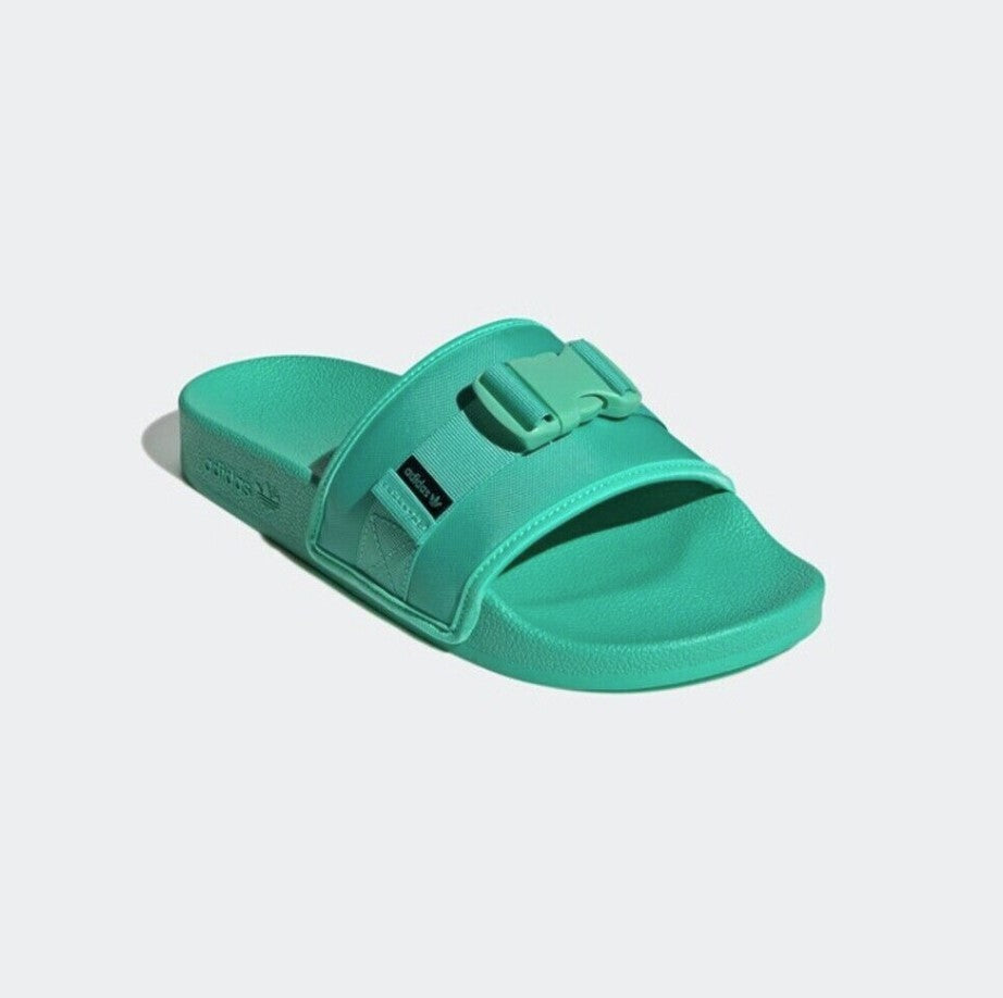Adidas Womens Pouchylette Slides / Green / RRP £68