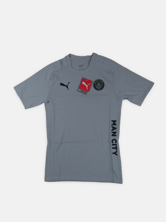 Puma Mens 2021-22 Manchester City Puma Football T-shirt / Grey / RRP £34.99