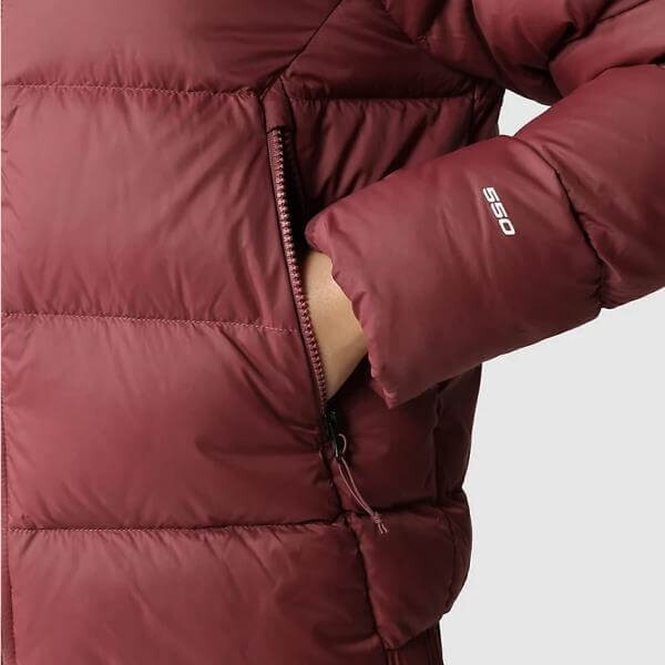 The North Face Womens Hyalite Down Puffer Jacket / Red Brown / RRP £235