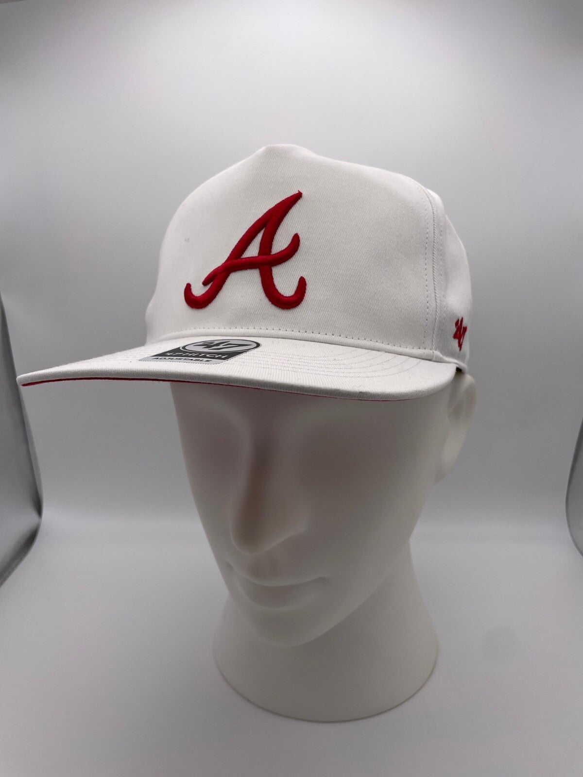 Atlanta Braves '47 New Era Sure Shot Snapback Hat / White / RRP £34