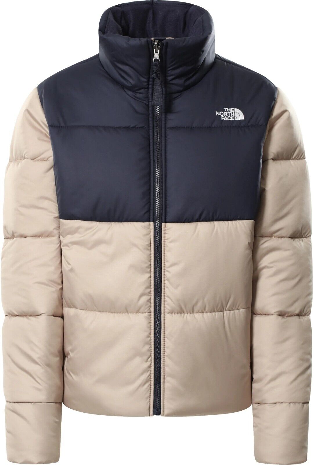 The North Face Womens Saikuru Puffer Jacket / Beige Navy / RRP £200