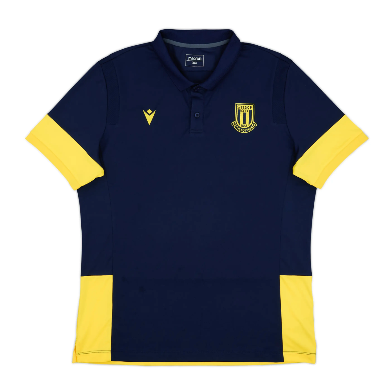 Macron Stoke City Polo Shirt / Navy / RRP £30