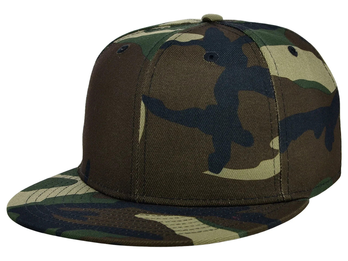 Crowns By Lids Camo Fitted Cap / Camo Green / RRP £23