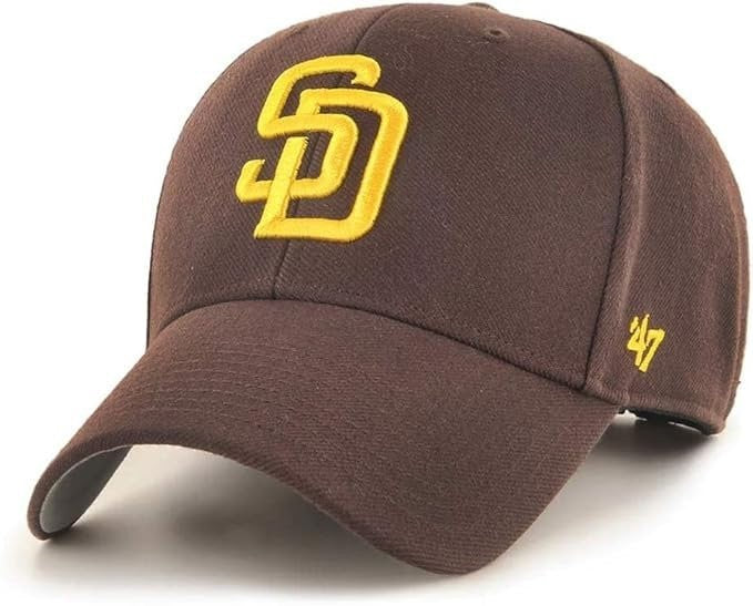 47 Brand Adult San Diego Padres Replica Cap / Brown / RRP £24