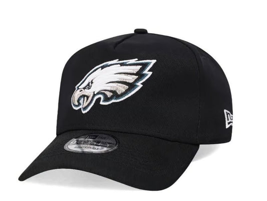 New Era Adult Philadelphia Eagles 9Forty A-Frame Snapback Cap / Black / RRP £32