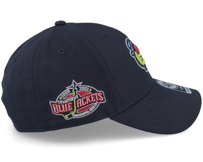 47 Brand Columbus Jackets NHL Vintage Sureshot MVP Snapback Cap/Navy/RRP £32