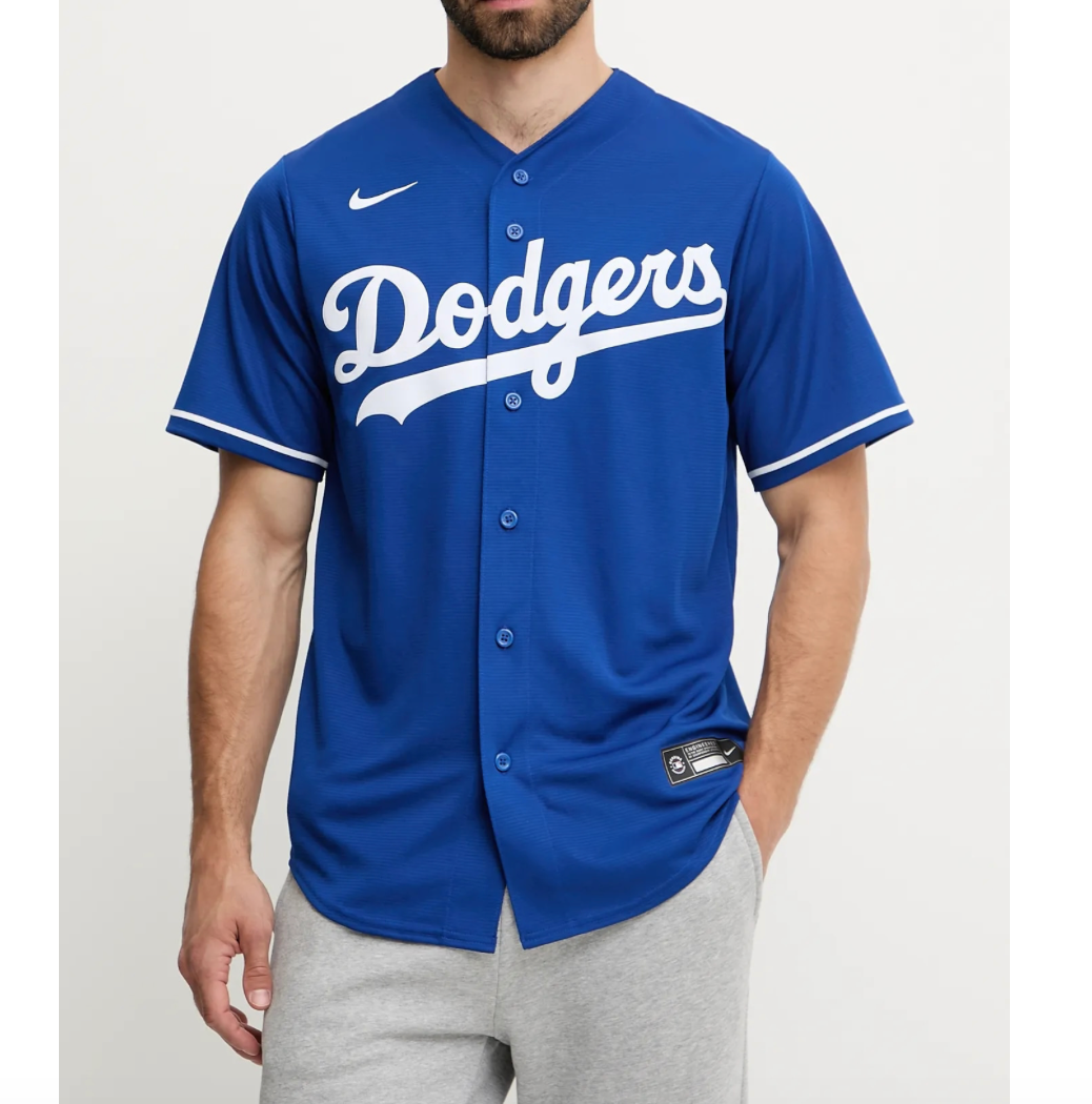 Nike LA Dodgers Baseball Jersey / Blue / RRP £95