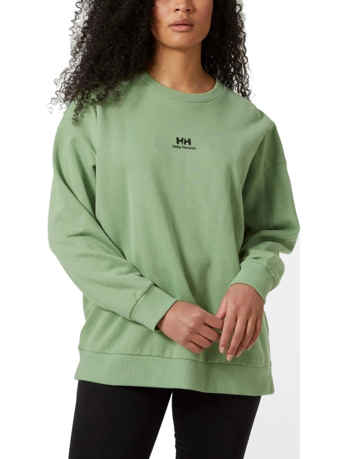 Helly Hansen Womens Logo Crew Sweater / Jade Green / RRP £50