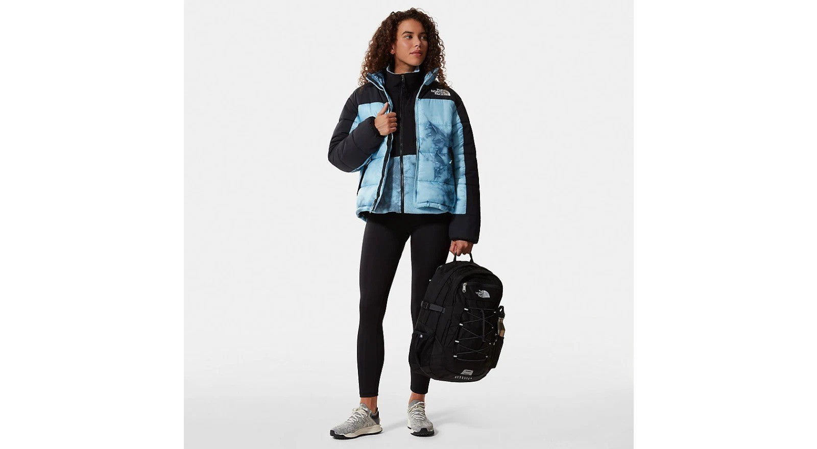 The North Face Womens Print Denali 2 Jacket / Beta Blue / RRP £135
