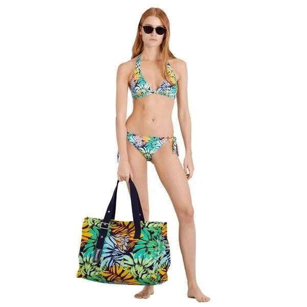 Vilebrequin Womens Bikini Bottom / Flamme Blue Floral / RRP £80