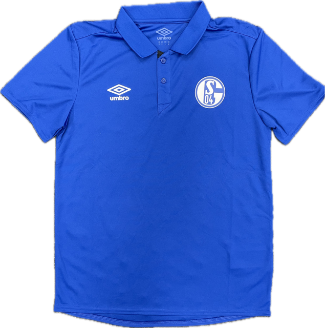 Umbro Schalke 04 Blue Polo Shirt / Blue / RRP £45