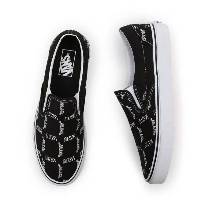 Vans Slip-On Trainers / Black Logo / RRP £57
