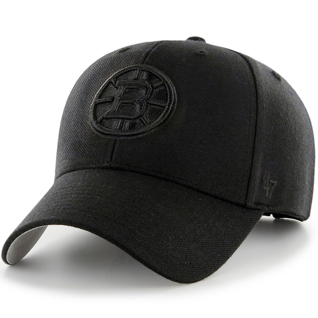 47 Brand Adult Boston Bruins Tonal MVP Cap / Black Black / RRP £28