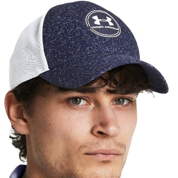 Under Armour Adults Isochill Driver Mesh Adjustable Cap / White Navy / RRP £30