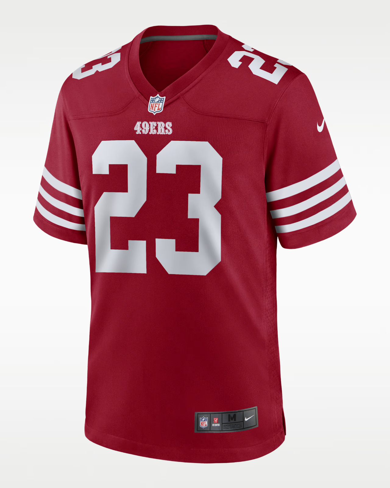 Nike NFL San Francisco 49ers Christian McCafferey Jersey / Red / RRP £105