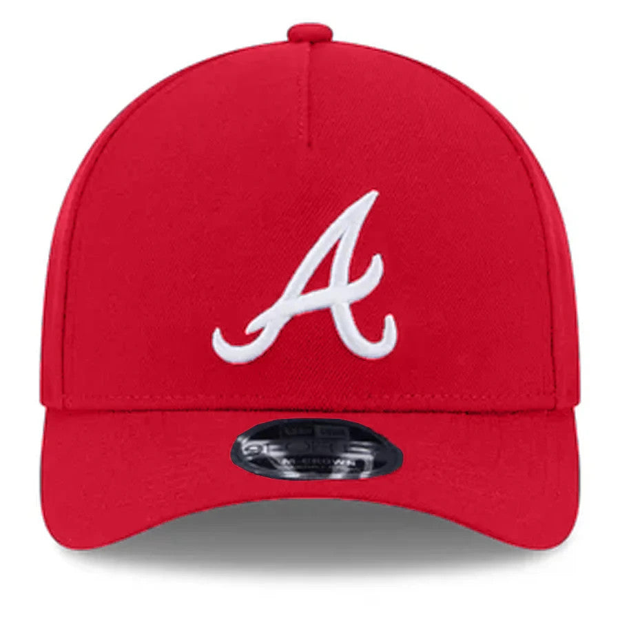 New Era Atlanta Braves 9Forty A-Frame Snapback Cap / Red White / RRP £27