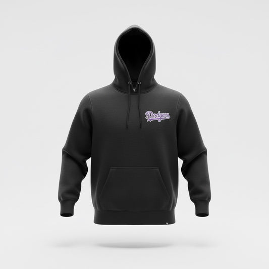 47 Imprint Backer Burnside Men's Hoodie / L.A Dodgers / Jet Black / RRP £70