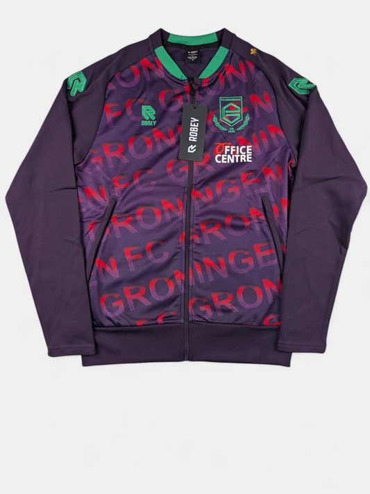 Robey Mens 2021-22 FC Groningen Performance Football Jacket BNWT /Purple/RRP £60