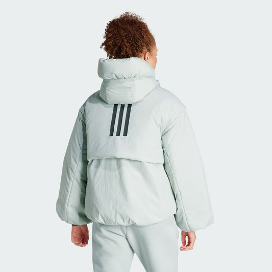 Adidas Womens Cold Ready MyShelter Puffer Jacket / Ice Blue / RRP £280