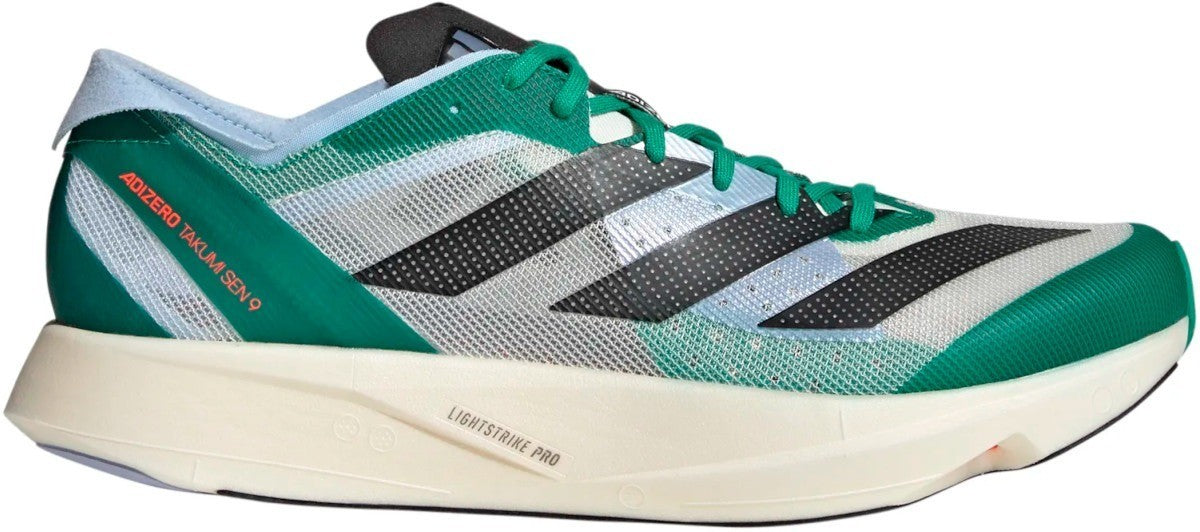 Adidas Mens ADIZERO TAKUMI SEN 9 Trainers / Green / BNIB / RRP £130