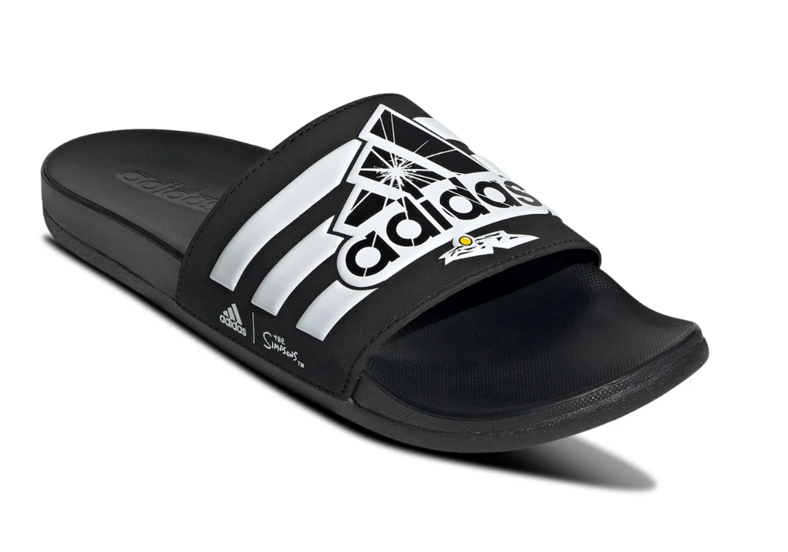Adidas Adilette Comfort Simpons Slides / BNIB / Black / RRP £30