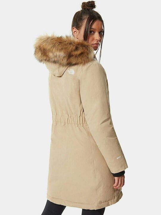 The North Face Women Arctic Parka Jacket Coat / Hawthorne Khaki / RRP £395
