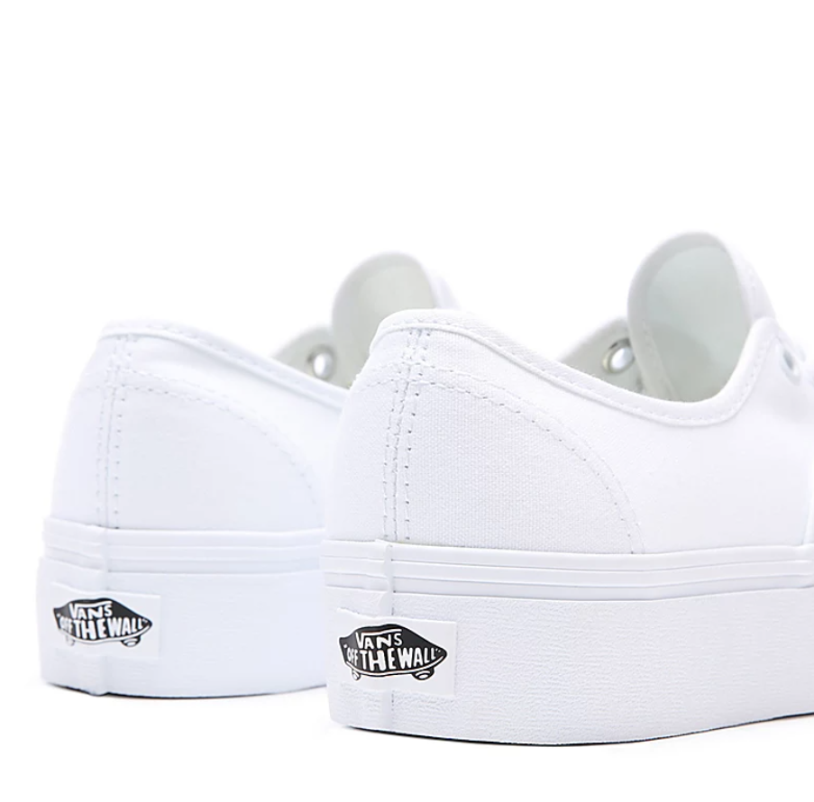 Vans Authentic Platform Trainers / White / Unisex / RRP £65