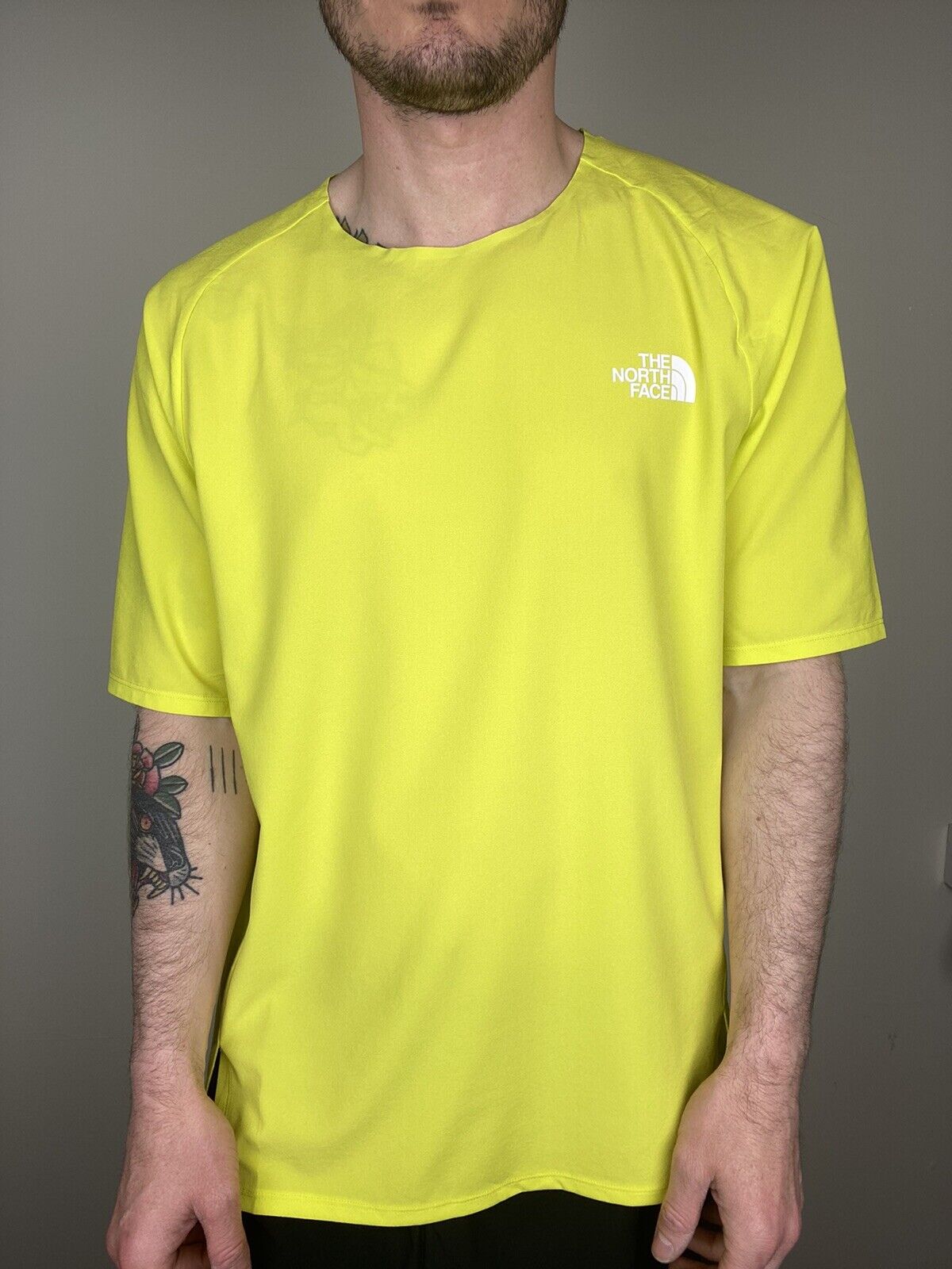 The North Face Advant S/S Athletic T-Shirt / Sulphur Green / BNWT / Medium
