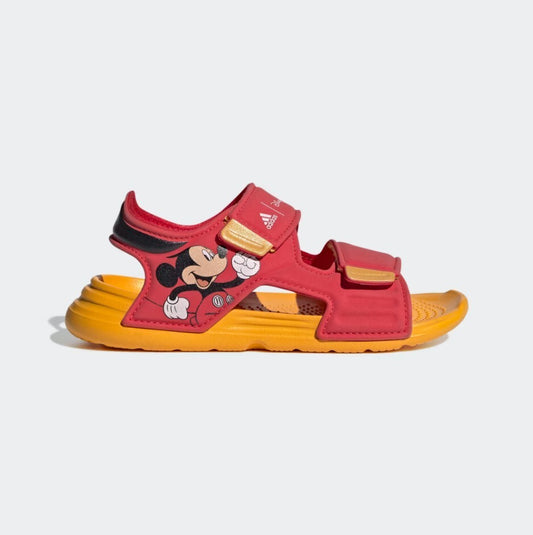 Adidas Kids Mickey Mouse Altaswim Sandals / Red Orange / RRP £25