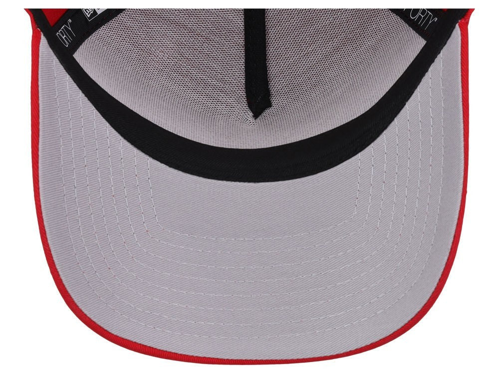 New Era 9Forty A-Frame Snapback Cap / Red Grey / RRP £25