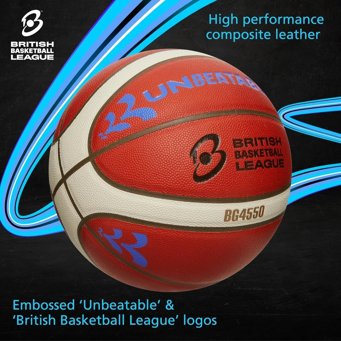 Molten FIBA  Premium Leather Blue Edition Basketball / BN / Size 7 / RRP £75