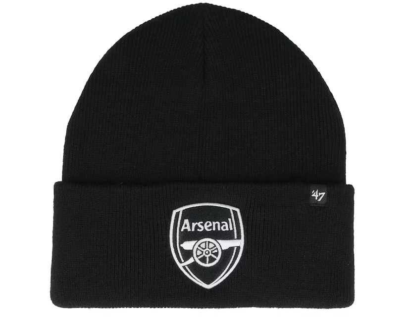 Prize Fight 47 Cuff Knit UnisexBeanie / Arsenal / Black / BNWT / RRP £28