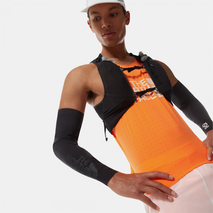 The North Face Flight Arm Covers- TNF Black Print, Branded Gear
