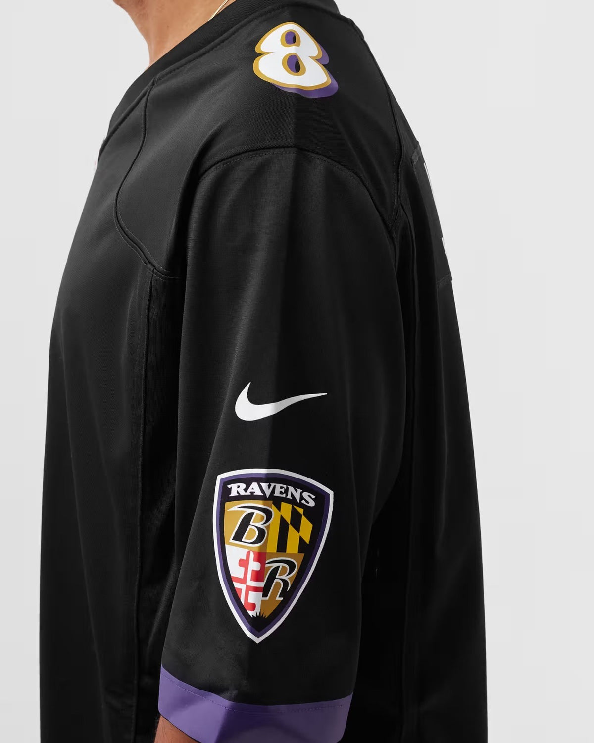 Nike NFL Baltimore Ravens Lamar Jackson Alternate Jersey / Black / RRP £105