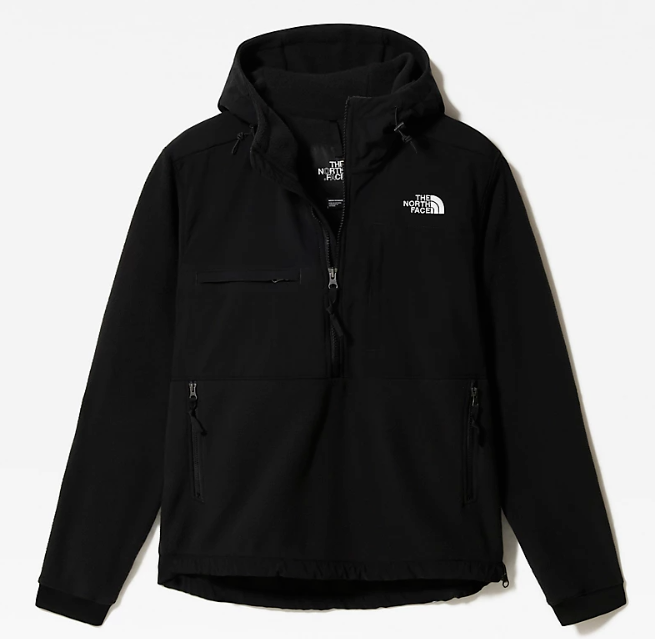The North Face Mens Denali 2 Anorak Fleece Hoodie / Black / RRP £125