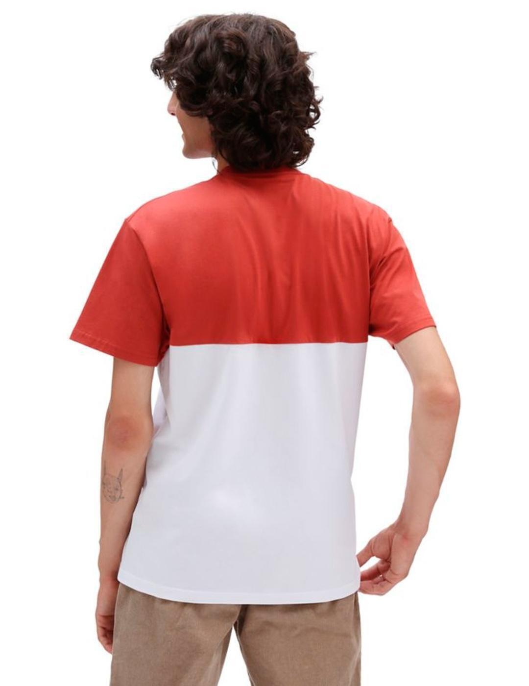 Vans Colorblock Tee / White Chilli Oil / Mens / RRP £25