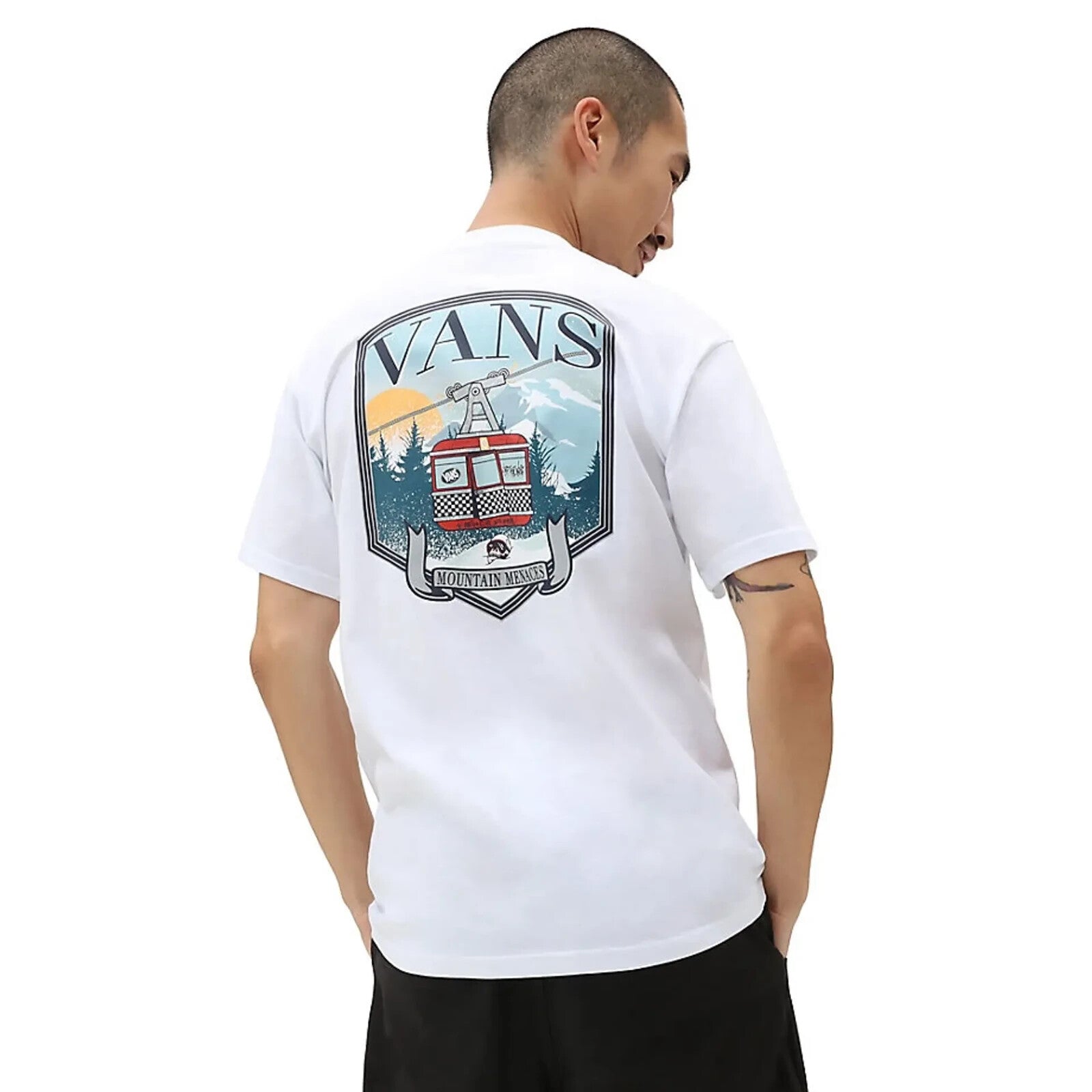 Vans Mens Mountain Crest T-Shirt / White / RRP £30